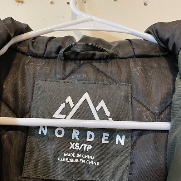 NWOT Norden Mika Oxford Padded Parka Coat Green Women’s - Picture 13 of 16